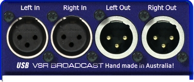 USB Ultra I/O VSR Broadcast Interface _rear ARX USB ULTRA I/O VSR