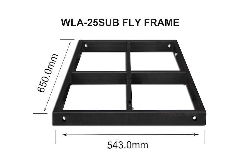 Shopbild WP WLA-25 SUB fly frame black